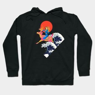 Venus in the waves Hoodie